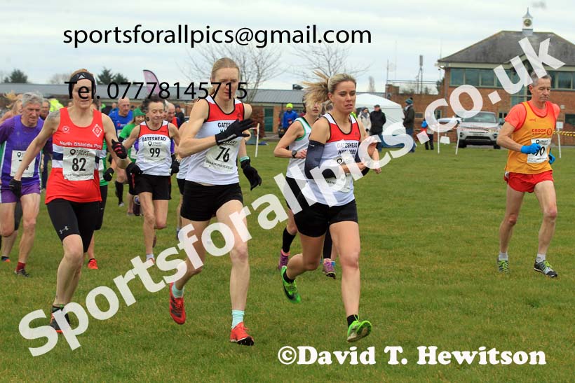 Womens 35+ and Mens 65+ 2023 NEMAA Cross Country, Croft Circuit, North Yorkshire. Photo: David T. Hewitson/Sports for All Pics